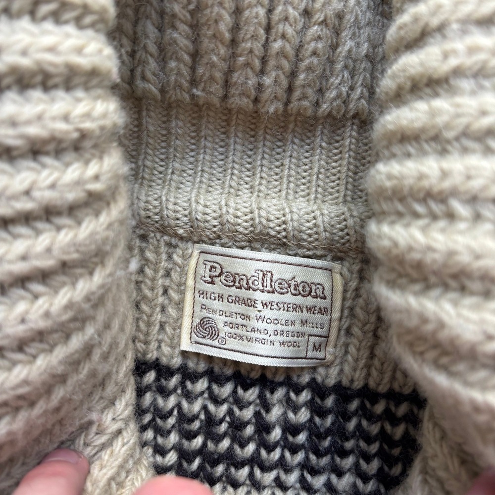 Vintage The Great Lebowski Pendleton High Grade Western Wear Wool Sweater - Picture 5 of 5